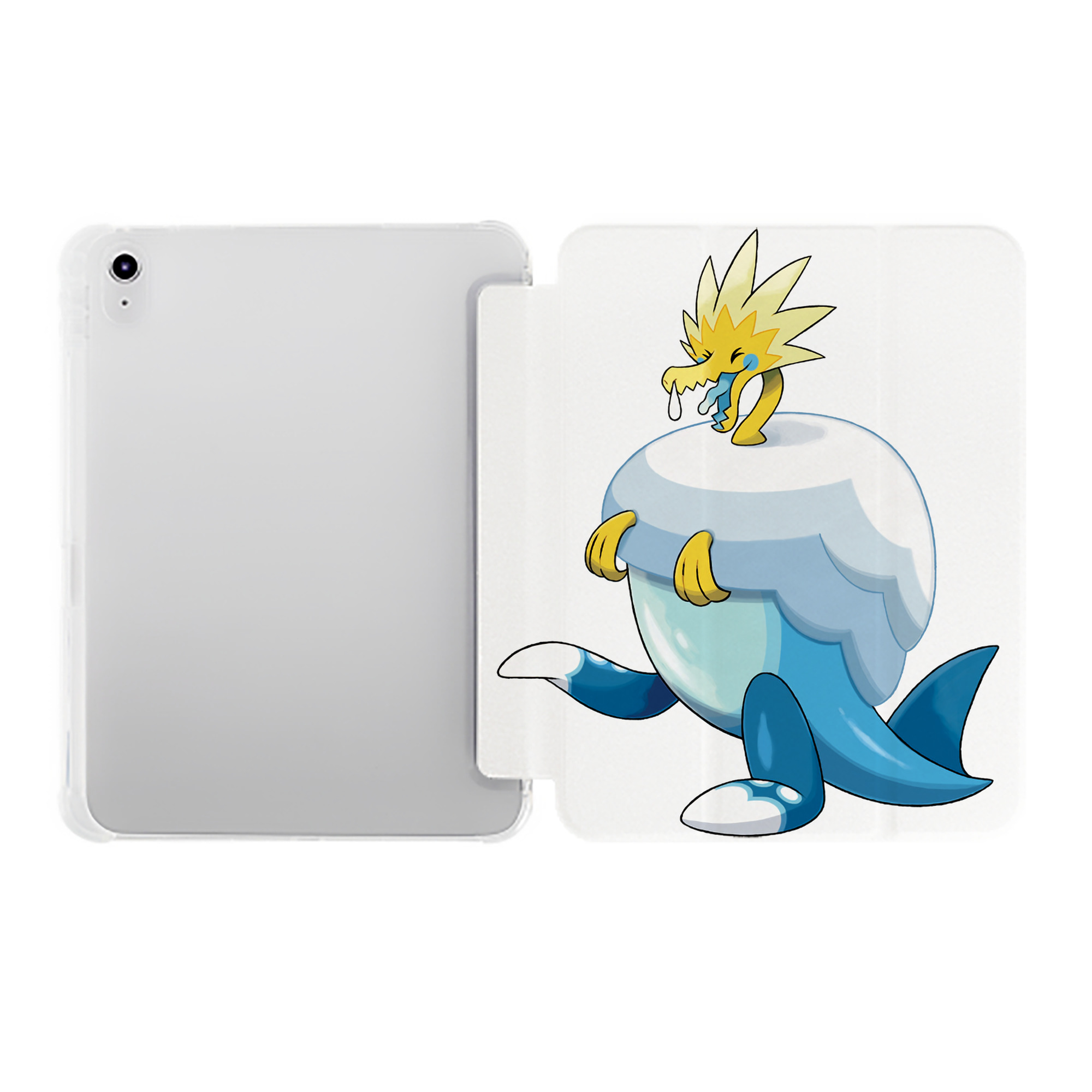 （画像用） ポケットモンスター Pokémon IPad ケース ペン収納付き 三つ折りスタンド PUレザー×シリコン 対応機種9.5/10.5/10.9インチ